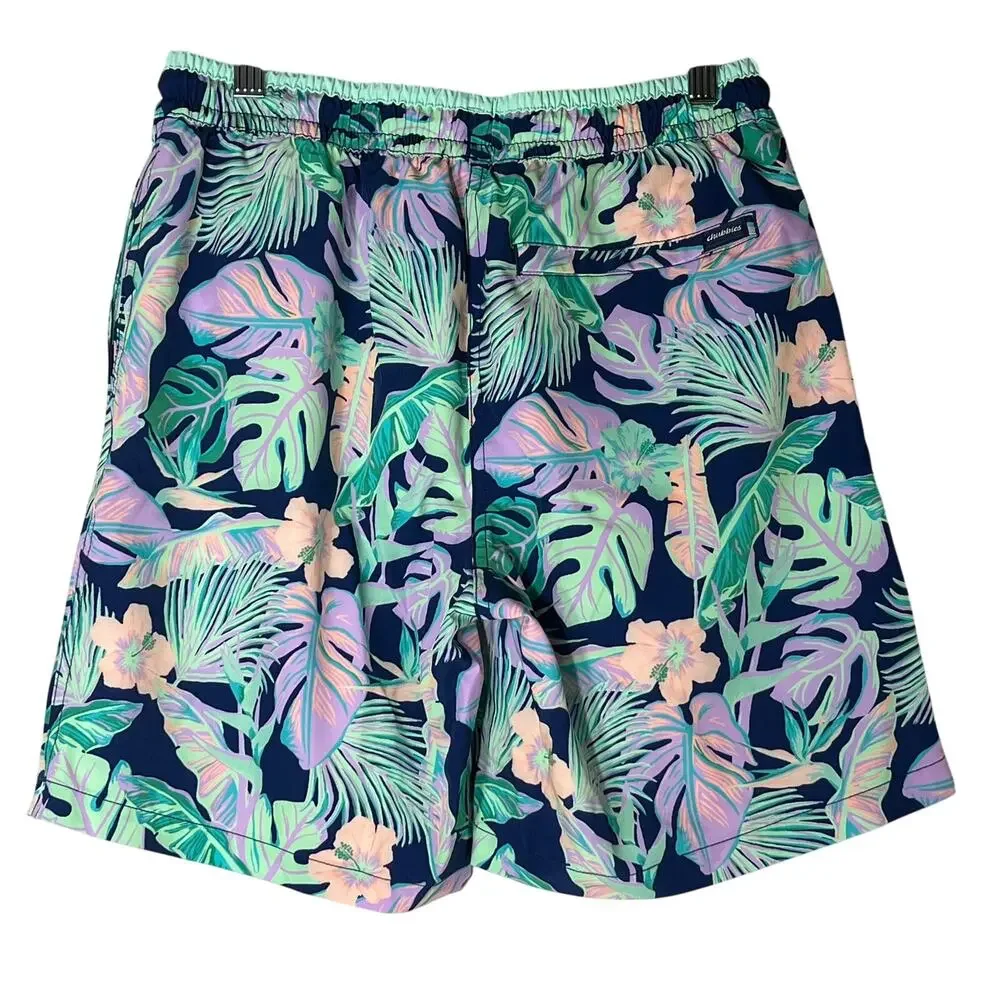 Chubbies Tropical Print Swim Trunks Men's Size Small